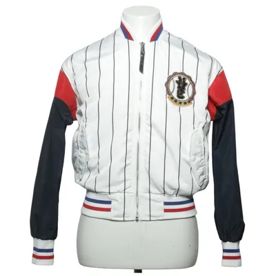 Bomberjacka (Vit, Blå, Röd) från Schott Polyester