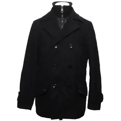 Sømandsjakke (Sort) fra Buffalo David Bitton Akryl, Polyester, Viscose, Uld