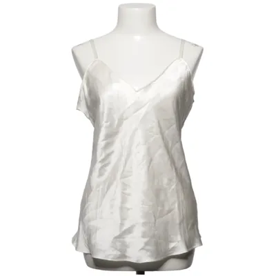 Tank­top (Weiß) von Lady Avenue Seide
