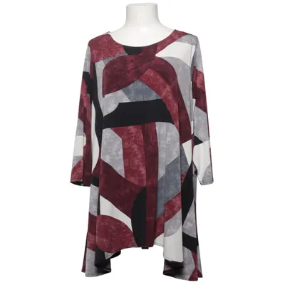 Tunika (Röd, Svart, Grå, Vit) från Alfani Elastan, Polyester