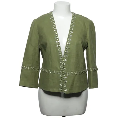Blazer (Grün) von Tory Burch Baumwolle, Leinen, Polyester, Viskose
