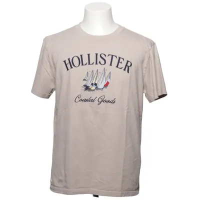 T-shirt (Beige) fra Hollister Bomuld