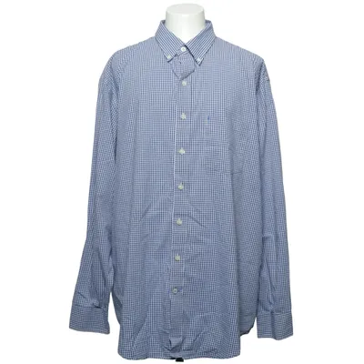 Chemise (Bleu, Blanc) de Izod Coton, Élasthane, Polyester