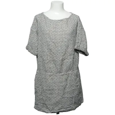 Robe (Gris, Blanc) de Zara Basic Collection Coton