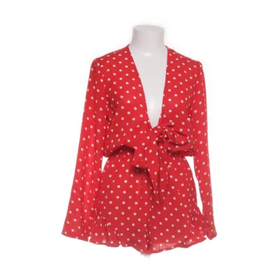 Byxdress (Röd, Vit) från Glamorous Polyester