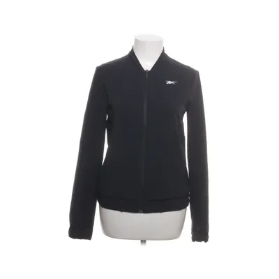 Træningsjakke (Sort) fra Reebok Elastan, Nylon, Polyester, Viscose