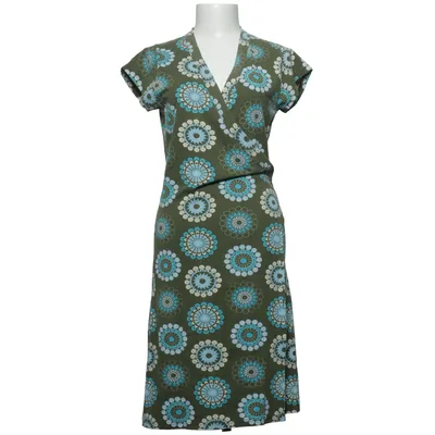 Wrap dress (Green, Blue, Multicolored) from Mei Cotton, Elastane