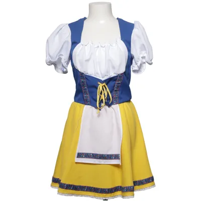 Dirndl (Blå, Gul, Hvid) Polyester