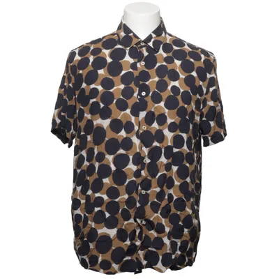 Chemise à manches courtes (Bleu, Marron, Blanc) de Zara