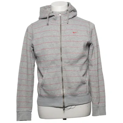 Hoodie (Gray, Red) from Nike Cotton, Elastane, Polyester