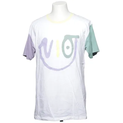 T-shirt (White, Multicolored) from Viovio Cotton, Polyester