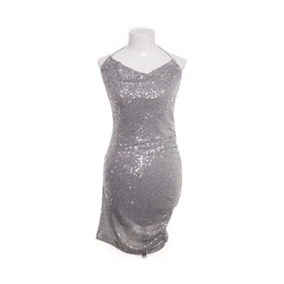 Cocktailklänning (Silverfärgad) från Bik Bok Elastan, Polyester