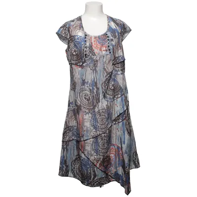 Dress (Blue, Brown, Multicolored) from Pardon Polyester, Viscose