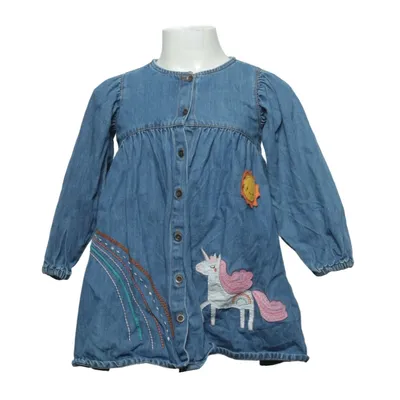 Denim dress (Blue) from Next Cotton