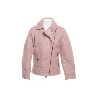 Biker jacket (Pink) from Mango Kids Cotton, Polyester, Polyurethane, Viscose