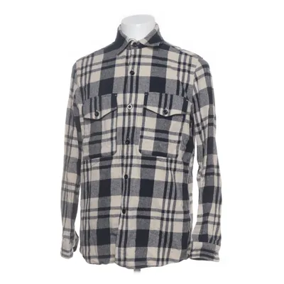 Flanellen overhemd (Blauw, Wit) van A Day's March Katoen