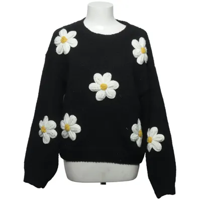 Pull-over (Noir, Blanc, Jaune) de Luzabelle Acrylique, Coton, Polyester