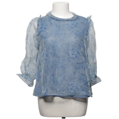 Bluse (Blå, Hvid) fra Zara