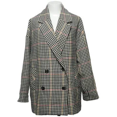Caban (Noir, Blanc, Multicolore) de Gestuz Coton, Nylon, Polyester, Laine