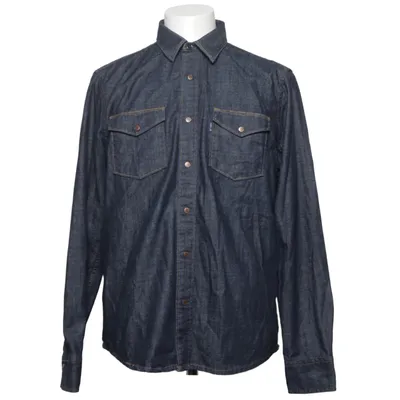 Jeansskjorta (Blå) från Emmett Bomull, Polyester