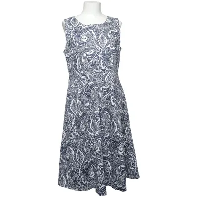 Jurk (Blauw, Wit) van Stella Morgan Katoen, Elastaan