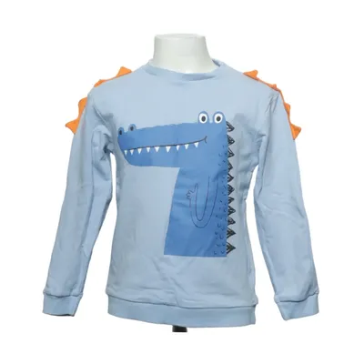 Sweatshirt (Blauw, Oranje) van Citat Katoen, Elastaan