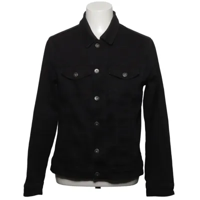 Jeansjacka (Svart) från Shine Original Bomull, Elastan