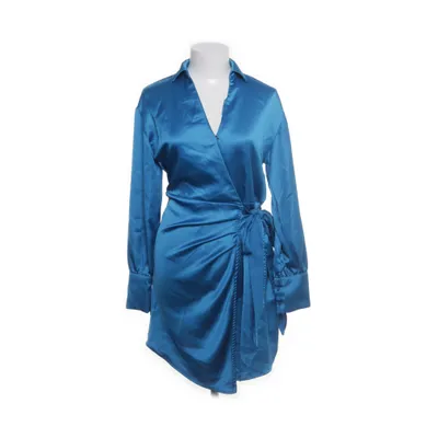 Slå-om-kjole (Blå) fra Gina Tricot Polyester