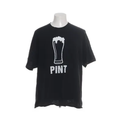 T-shirt (Zwart, Wit) van Gildan Katoen