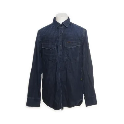 Jeansskjorta (Blå) från Raw Ekologisk bomull, Återvunnen polyester