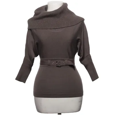 Polotröja (Brun) från Karen Millen Elastan, Lyocell, Polyamid