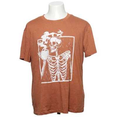 T-shirt (Brun) Elastan, Polyester, Viskos