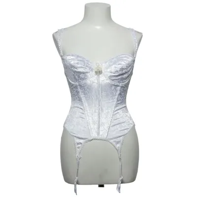 Corset (White) from Abecita Elastane, Polyamide