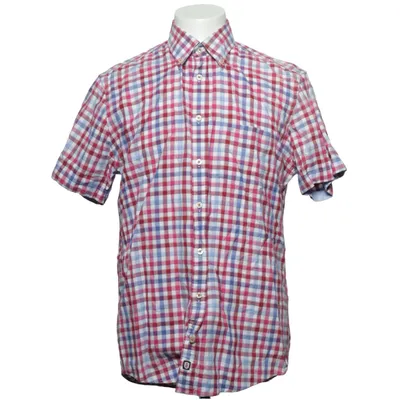 Short sleeve shirt (Red, Blue, White) from American English by Park Lane Cotton