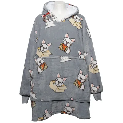 Sweat à capuche (Gris, Blanc, Multicolore) de Oodie