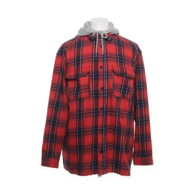 Overshirt (Red, Multicolored) from Divided by H&M Cotton, Viscose