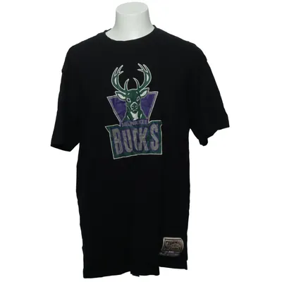 T-shirt (Zwart, Meerkleurig) van Hardwood Classics x Mitchell & Ness Katoen