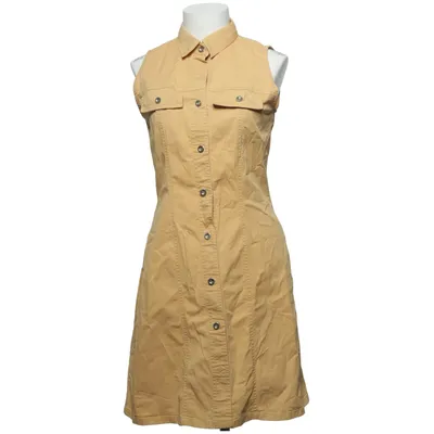 Robe chemise (Marron) de Getti Coton, Élasthane
