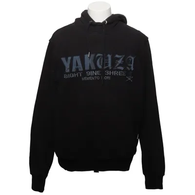 Sweat à capuche (Noir) de Yakuza Coton, Polyester