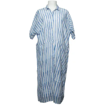 Robe chemise (Bleu, Blanc) de David Coton