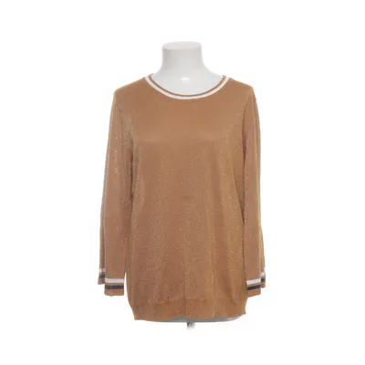 Sweater (Brown, White) from Kaffe Acrylic, Metallic fiber, Polyester, Viscose