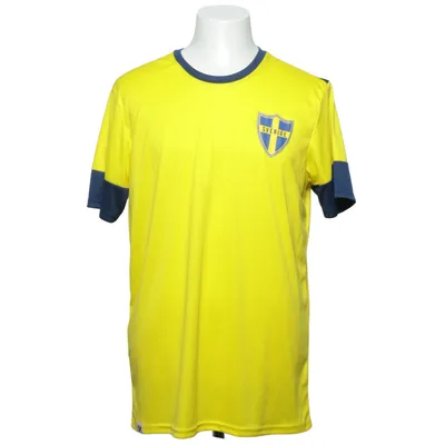 Fodboldtrøje (Int Sweden Sr Tee) fra Intersport Polyester