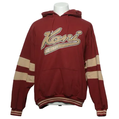 Huvtröja (Röd, Beige) från Karl Kani Bomull, Polyester