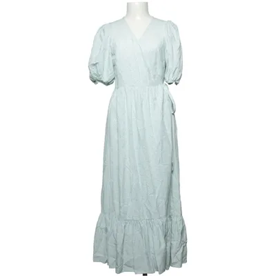 Wrap dress (Green) from & Other Stories Linen, Lyocell, Viscose