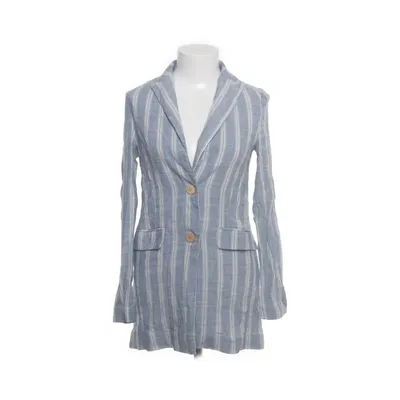 Kavaj (Blå, Vit) från Mango Casual Bomull, Linne, Polyester, Viskos