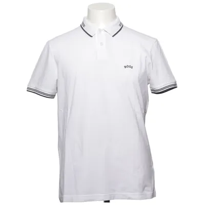 Polo (Blanc) de Boss Coton, Élasthane