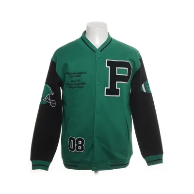 Collegejacka (Grön, Svart) från FSBN Bomull, Polyester