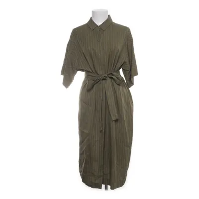 Shirt dress (Green, White) from Mango