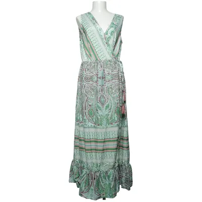 Wrap dress (Green, Pink, Multicolored) from Amo Acrylic, Silk