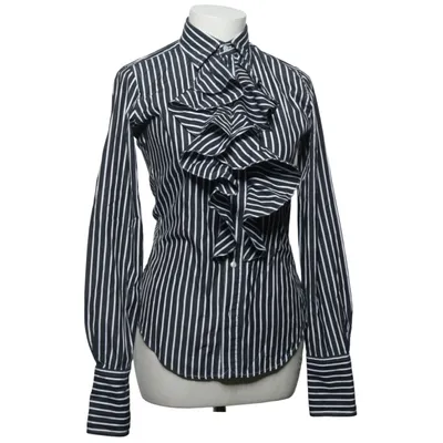 Blouse (Black, White) from Ralph Lauren Cotton